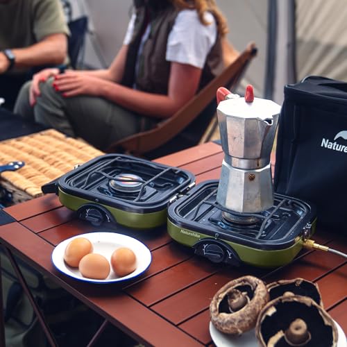 2 Burner Folding Camping Stove with Griddle P394785