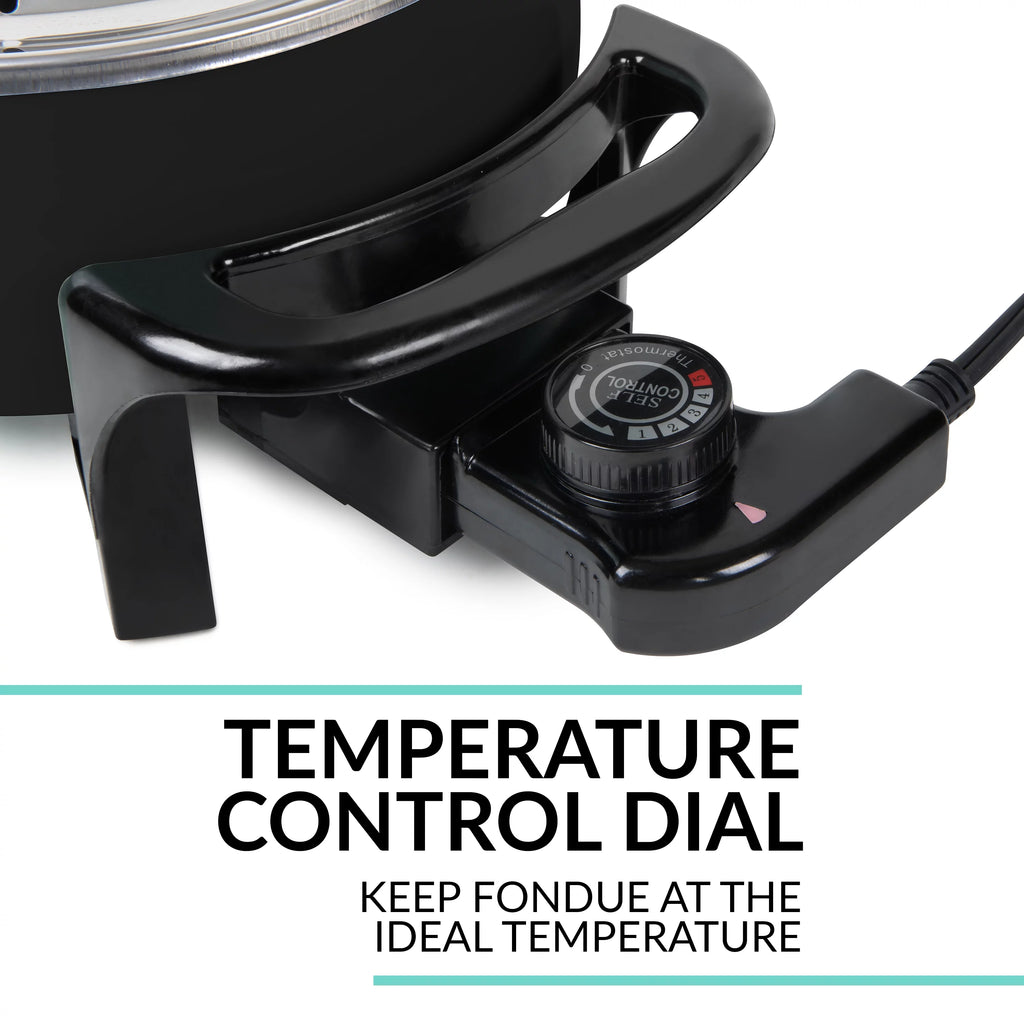 Black 12-Cup Electric Fondue Pot O2161