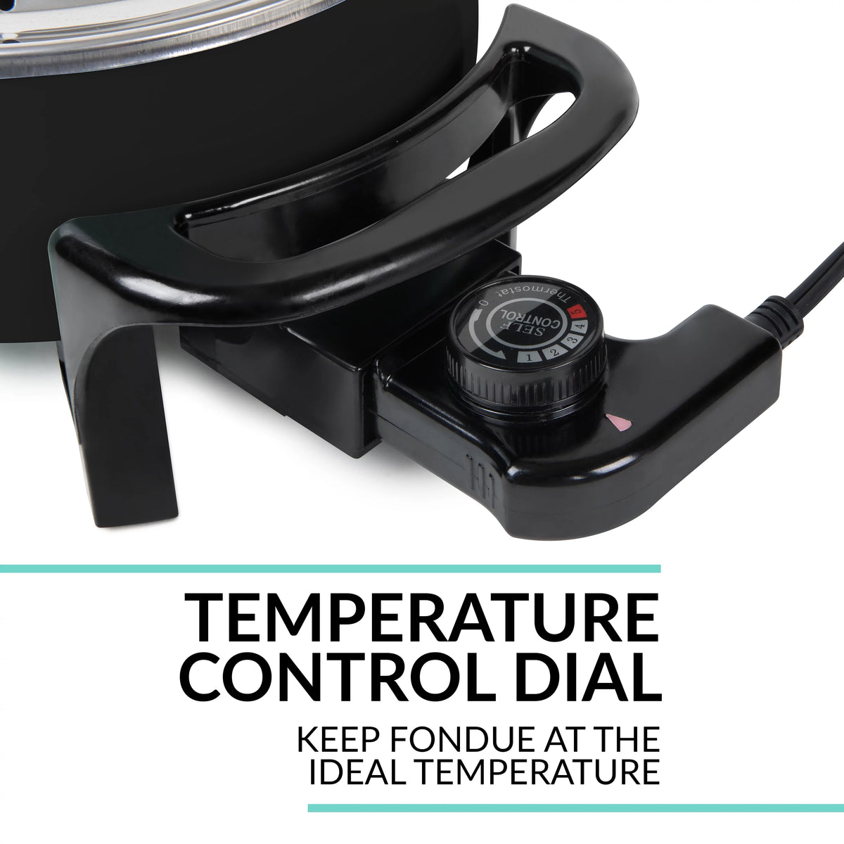 Black 12-Cup Electric Fondue Pot O2161
