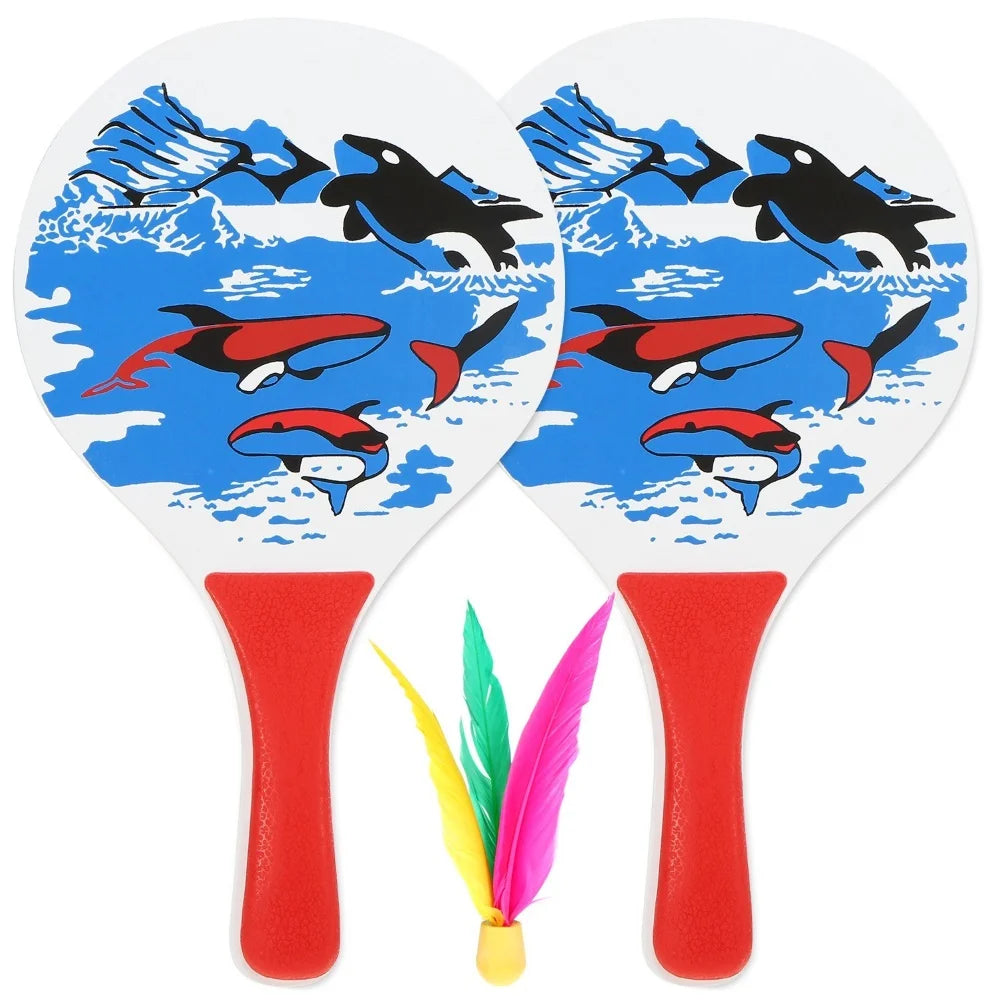 2Pcs Badminton Racket with Ball Random Color Sports Game Toy F6954