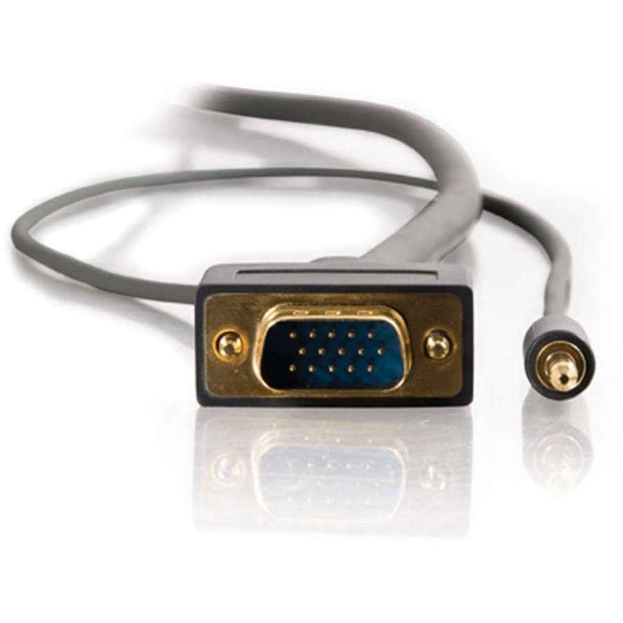 50ft HD15 Monitor Cable with 3.5mm Stereo Audio W998