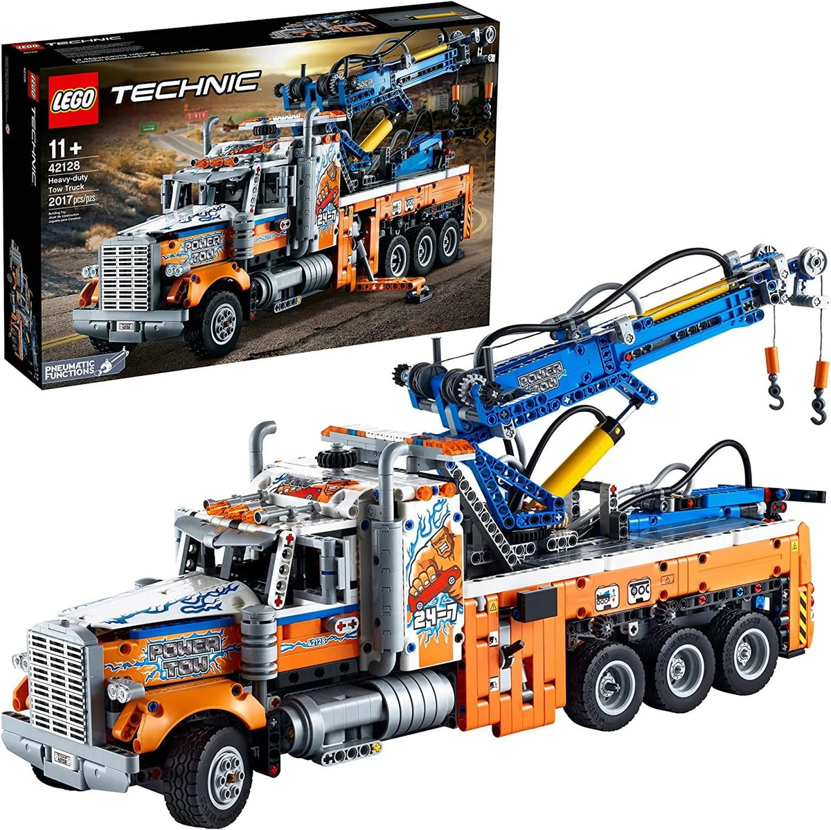 Heavy-Duty Tow Truck with Crane E746