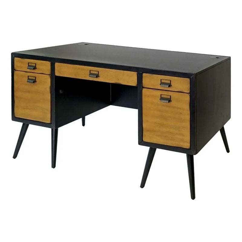 Black Wood Executive Desk B155684