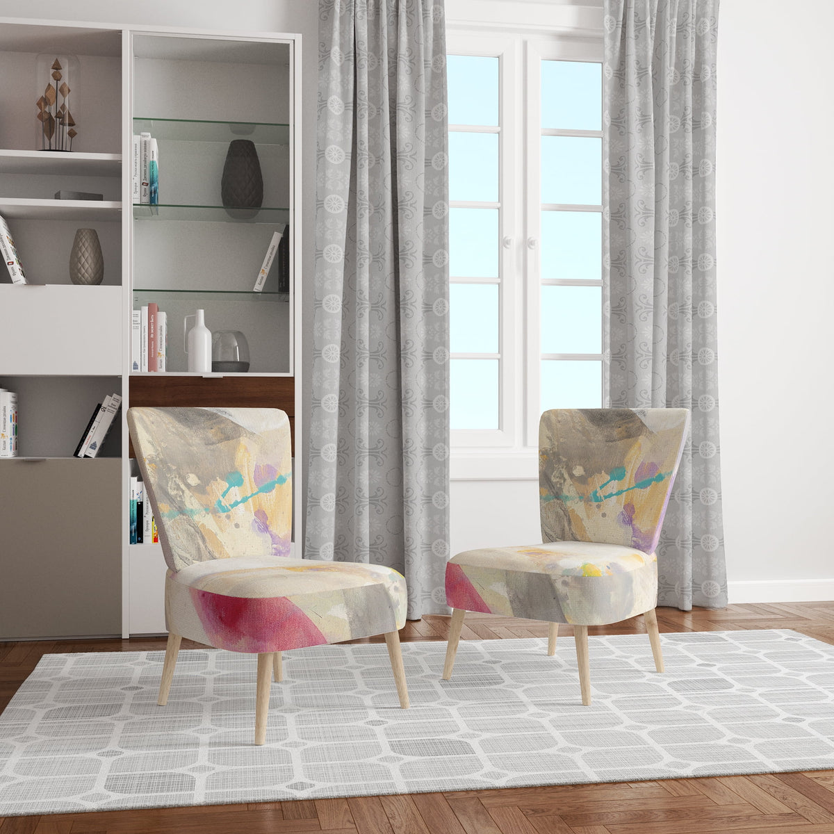 Upholstered Modern Accent Chair X550129