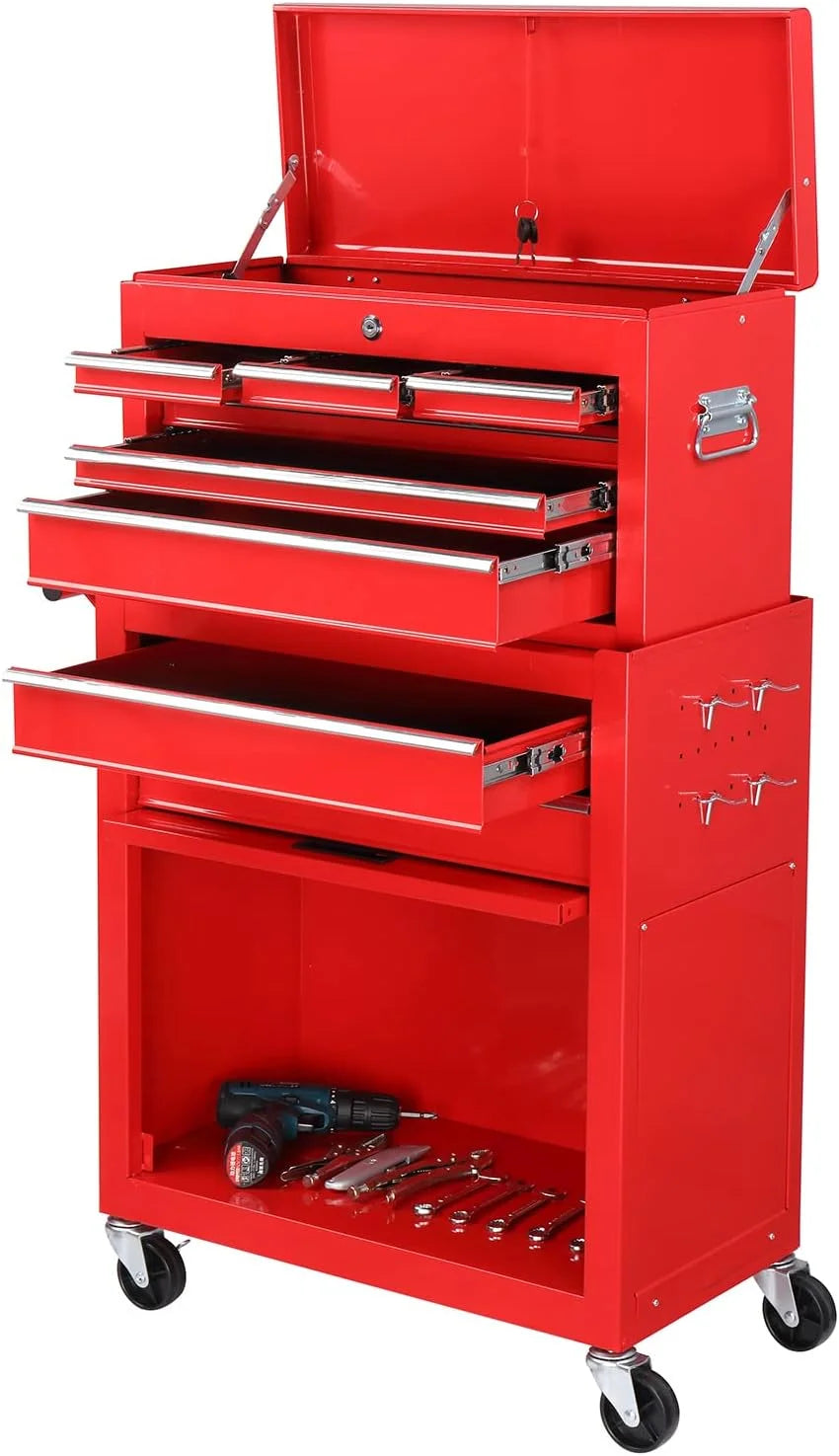 8 Drawer Rolling Tool Chest with Lock I667