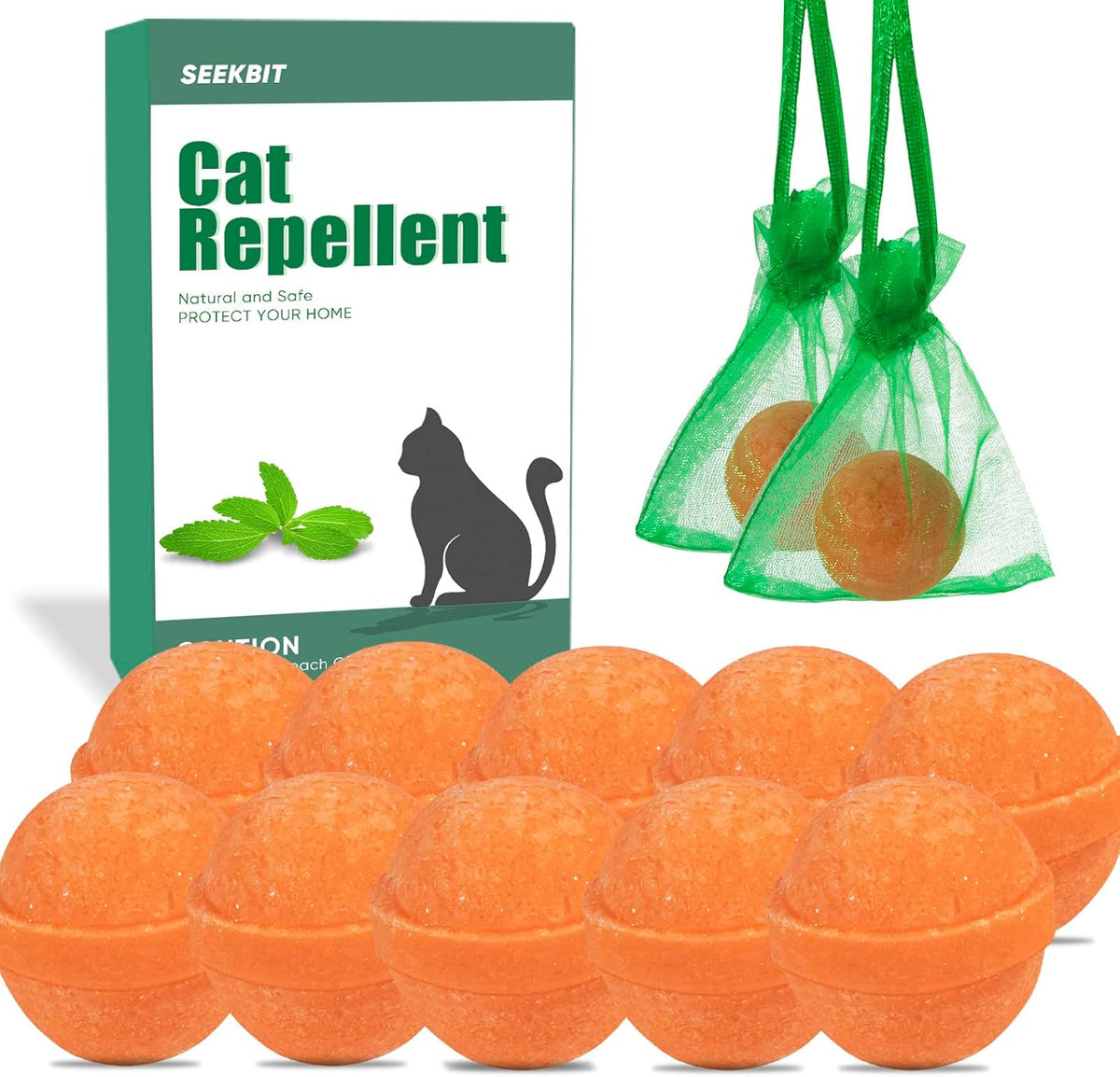 10 Pack Natural Peppermint Oil Cat Deterrent M620783