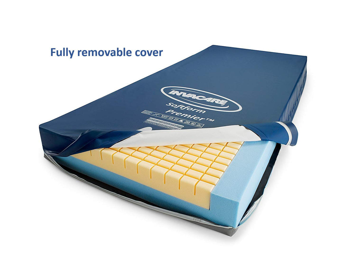 Blue Fluid-Resistant Homecare Bed Mattress S35032