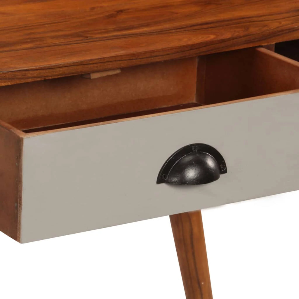 Acacia Wood Writing Desk with 4 Drawers L2095
