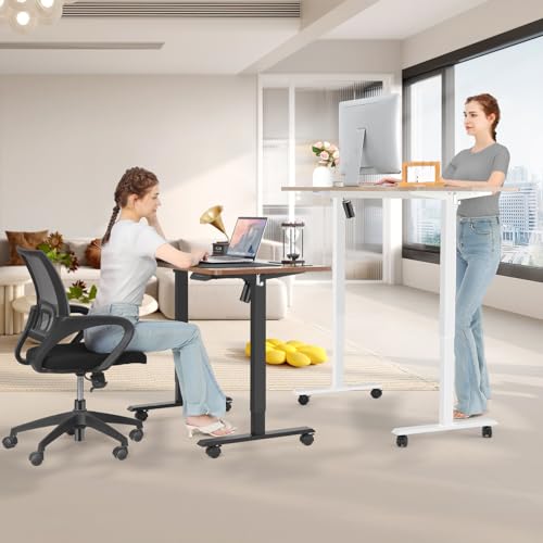 55'' x 24'' Electric Adjustable Height Sit Stand Desk with Charging Station (Oak) T5416