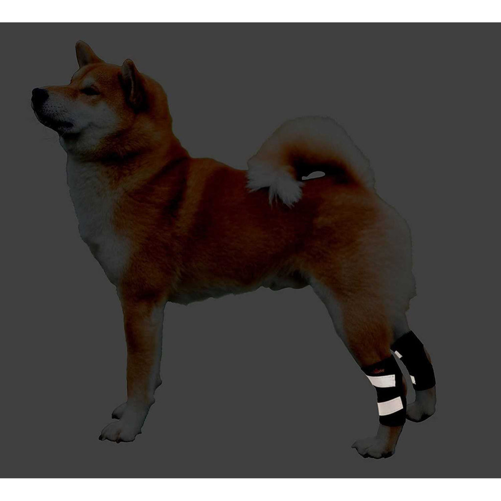 Dog Rear Leg Hock Ankle Support with Reflective Straps X50526