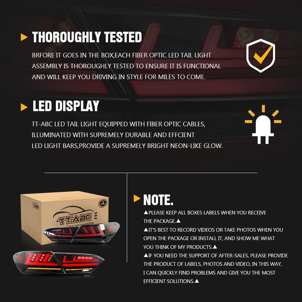 Toyota Camry Tail Light Assembly E870636