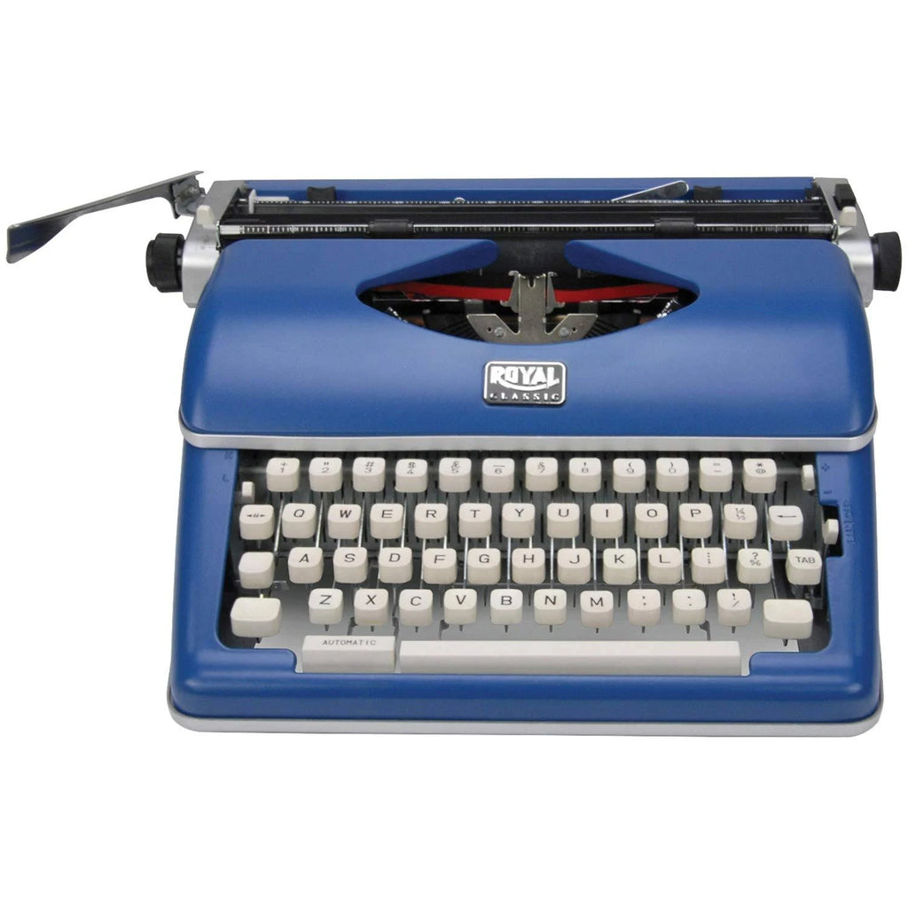 Blue Manual Typewriter Z30723
