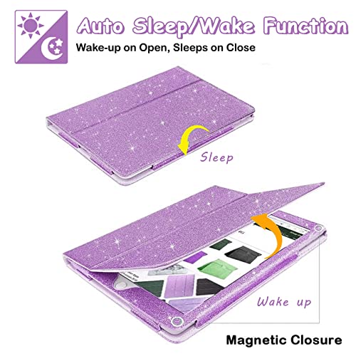 Pink 9.7 inch iPad Case with Pencil Holder N2895