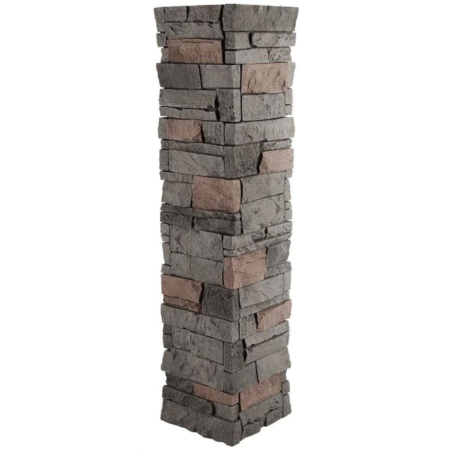 Brown Faux Stone Veneer P44419