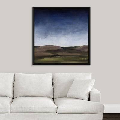Black Floater Frame Canvas Painting Z580