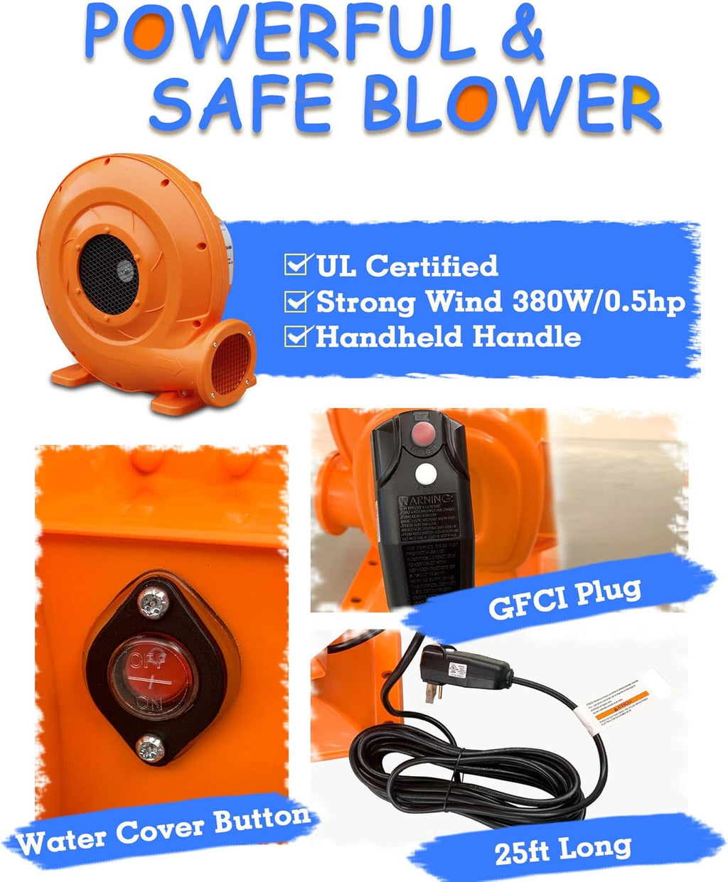 Bounce House with Air Blower W20636