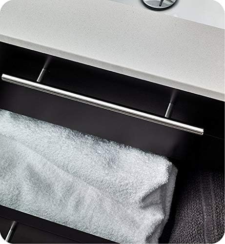 Espresso Wall Hung Bathroom Cabinet with Top and Undermount Sink O133