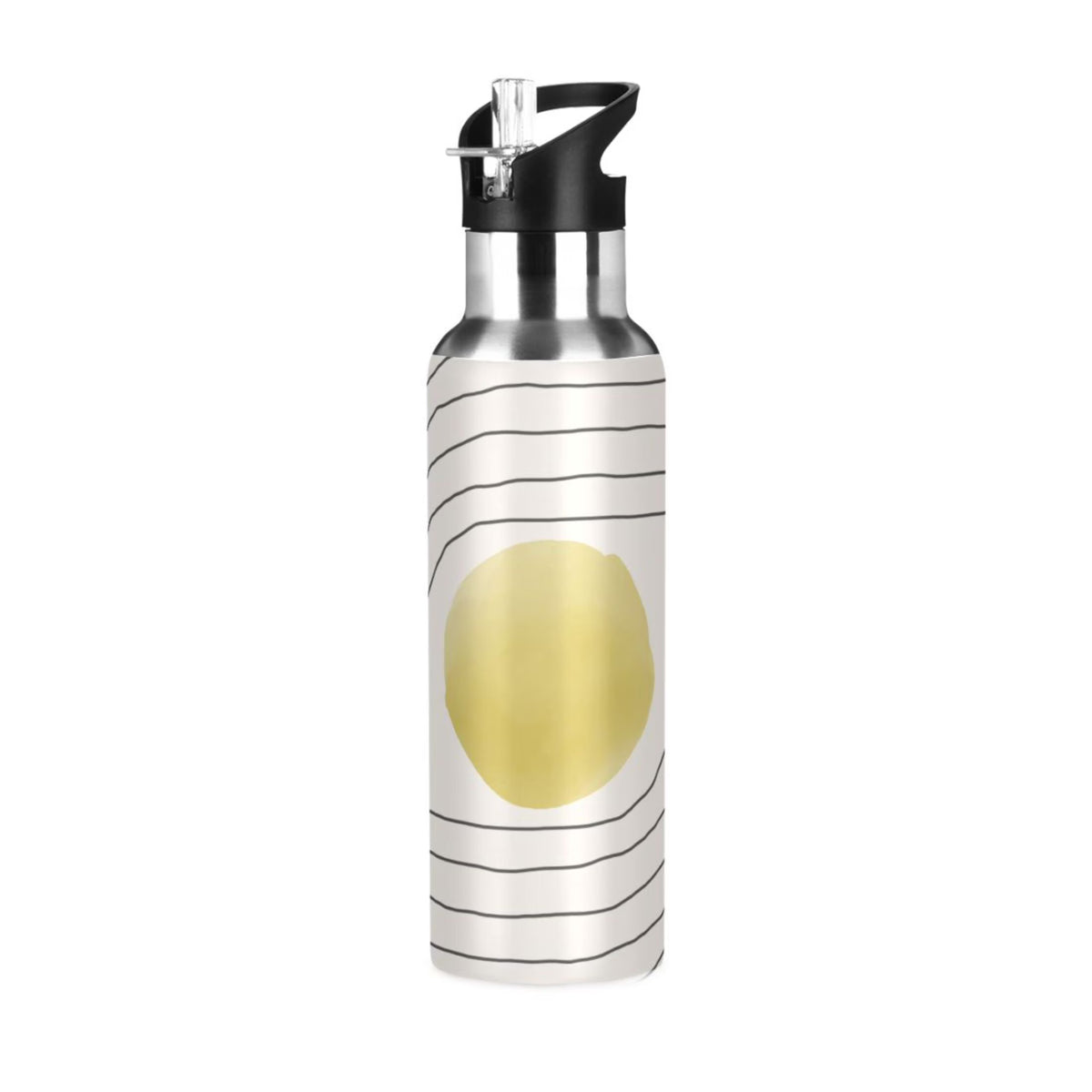 Stainless Steel Vacuum Insulated Water Bottle with Straw Lid 20 OZ O437