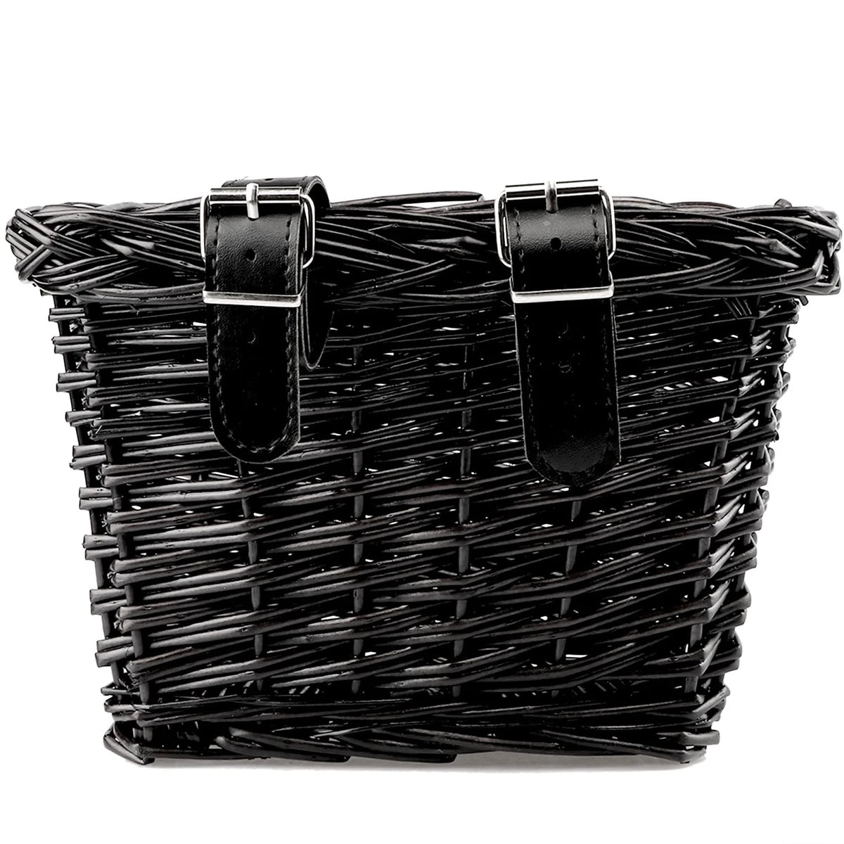 Black Wicker Kids Bike Basket F1015