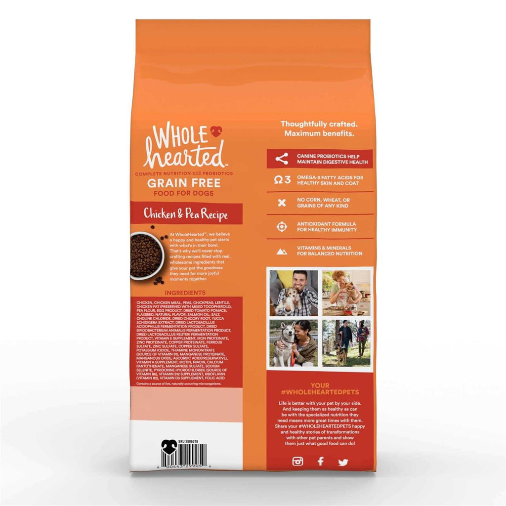 Grain Free Chicken and Pea Recipe Dry Puppy Food D89000