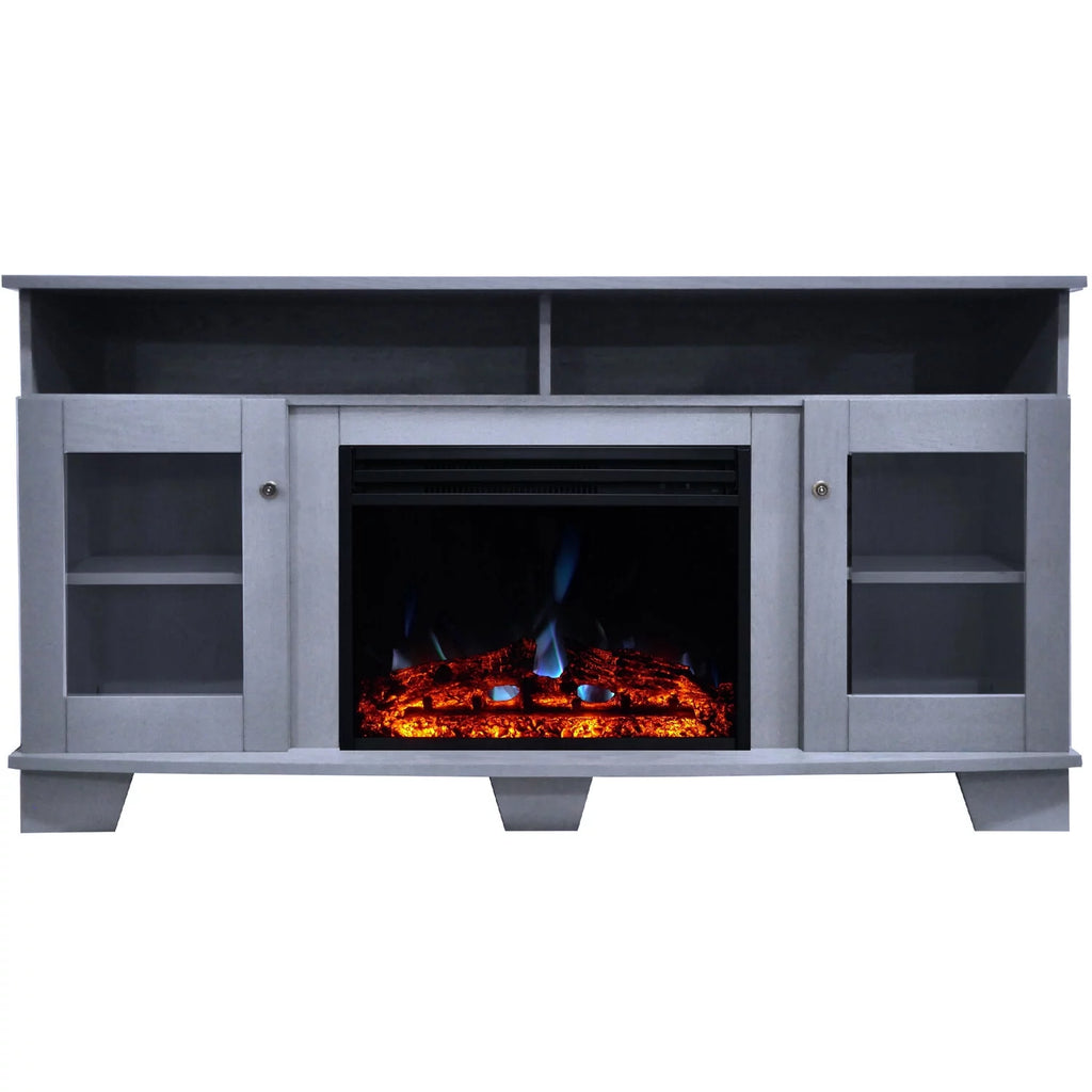 59'' Electric Fireplace with Remote D727635