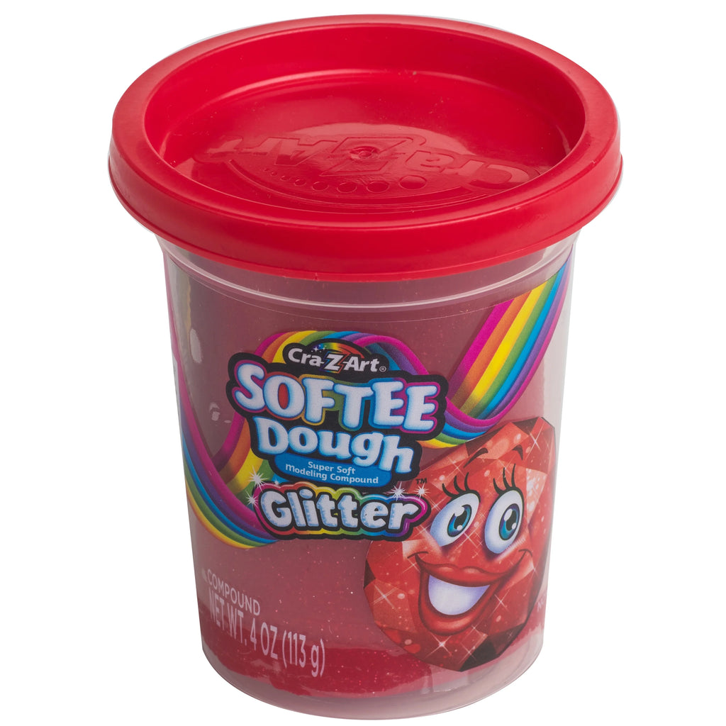 Scented Red Glitter Dough, 1 4oz Q8724