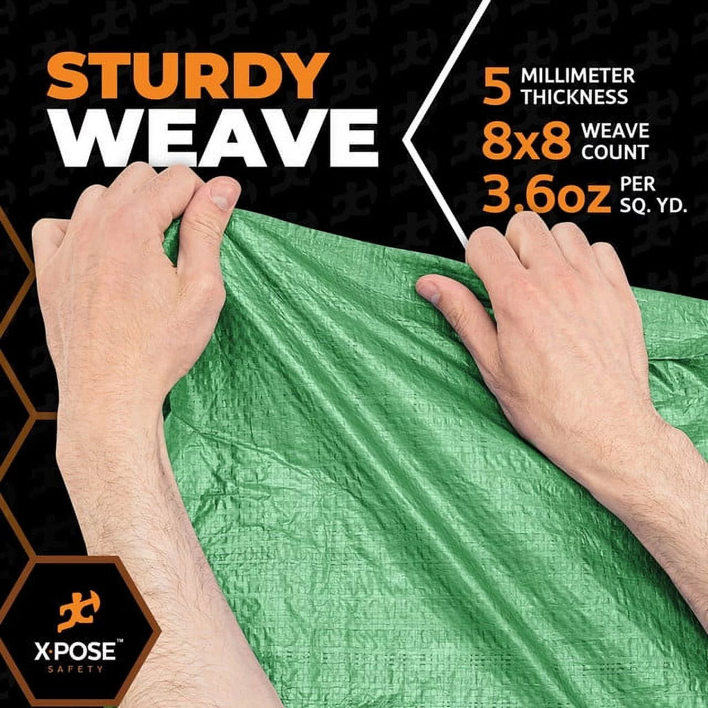 Blue 5' x 7' Waterproof Poly Tarp H962