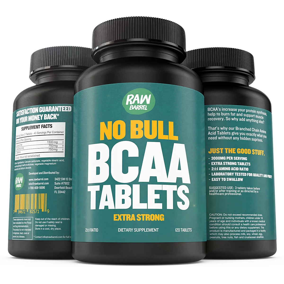 BCAA Tablets 1000mg 120 Pills 2:1:1 S825141