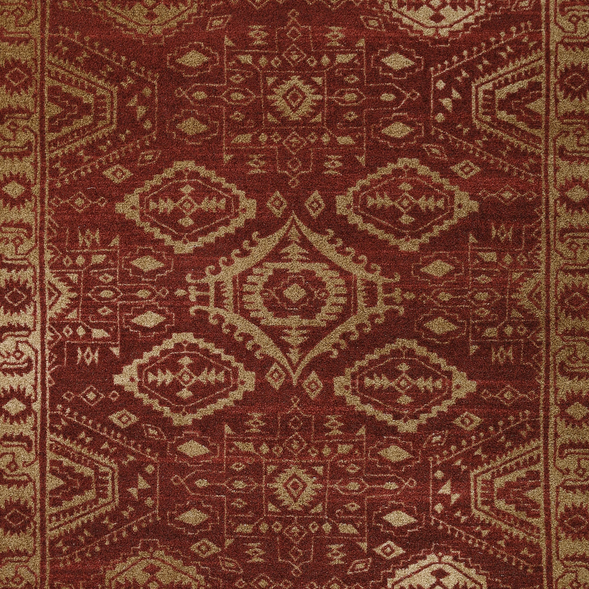 Red Gold 5' x 7' Area Rug Y531199