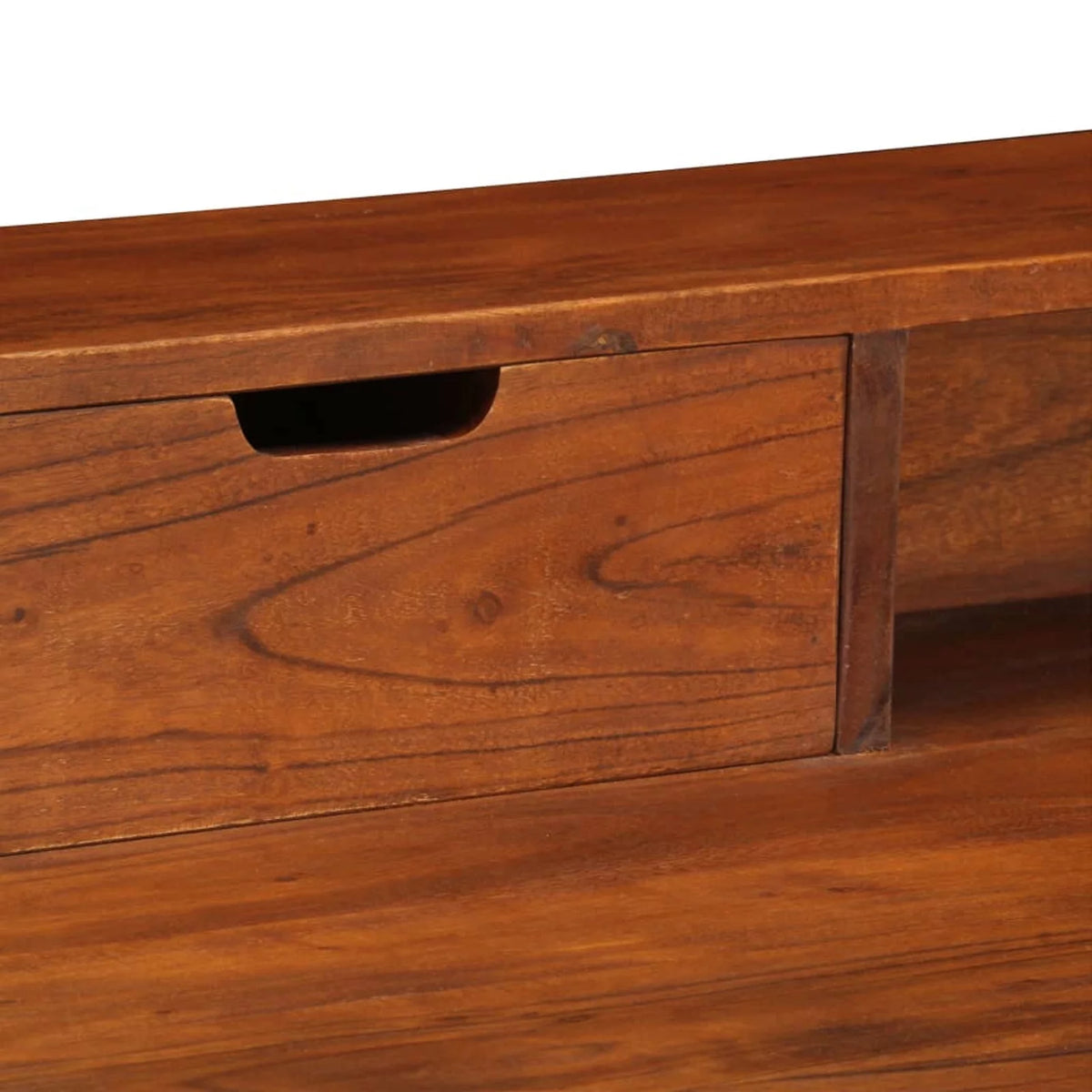Acacia Wood Writing Desk with 4 Drawers L2095
