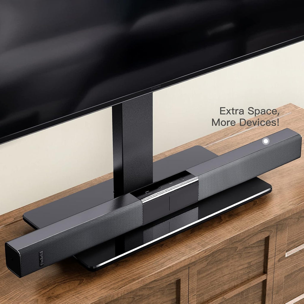 Universal TV Stand Base for 50-85 Inch Flat Curved Screen TVs Height Adjustable X484982