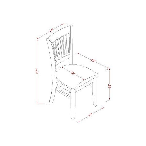 5 Piece Dining Set with 4 Chairs S550