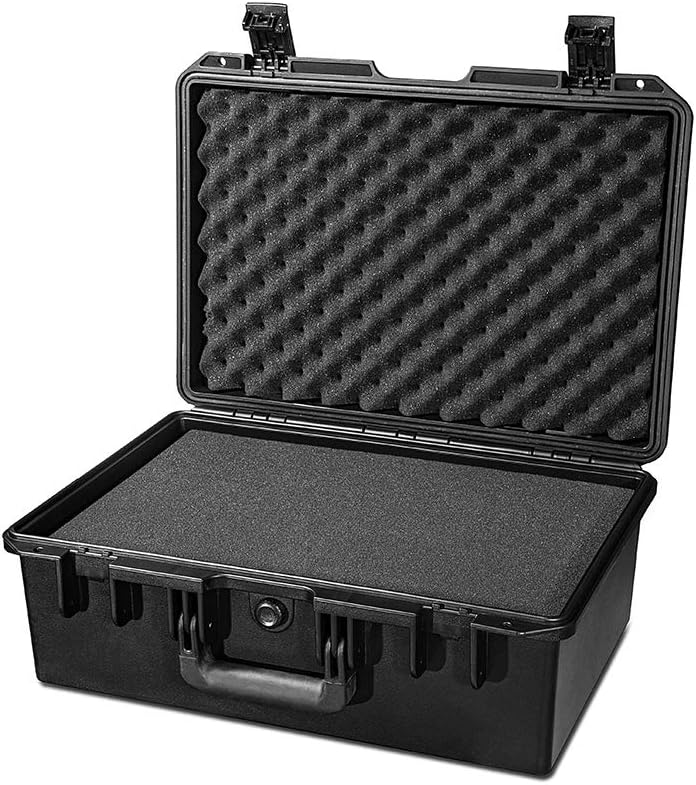 Large Water Proof Hard Case with Customizable Pluck Foam Interior K35286
