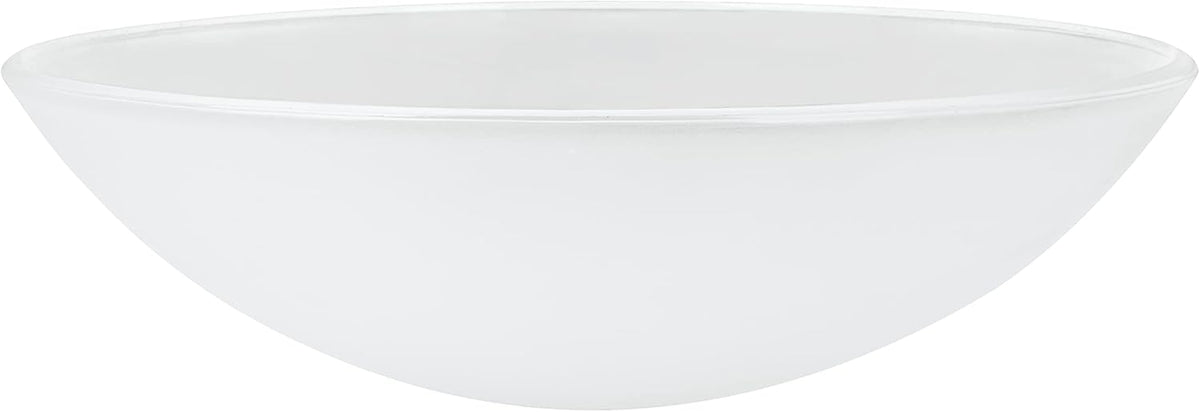 Frosted Glass Shade, 14-7/8" Diameter x 4-1/2" Height L4197