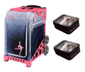 Pink Sport Bag with 2 Small Utility Pouch E6688