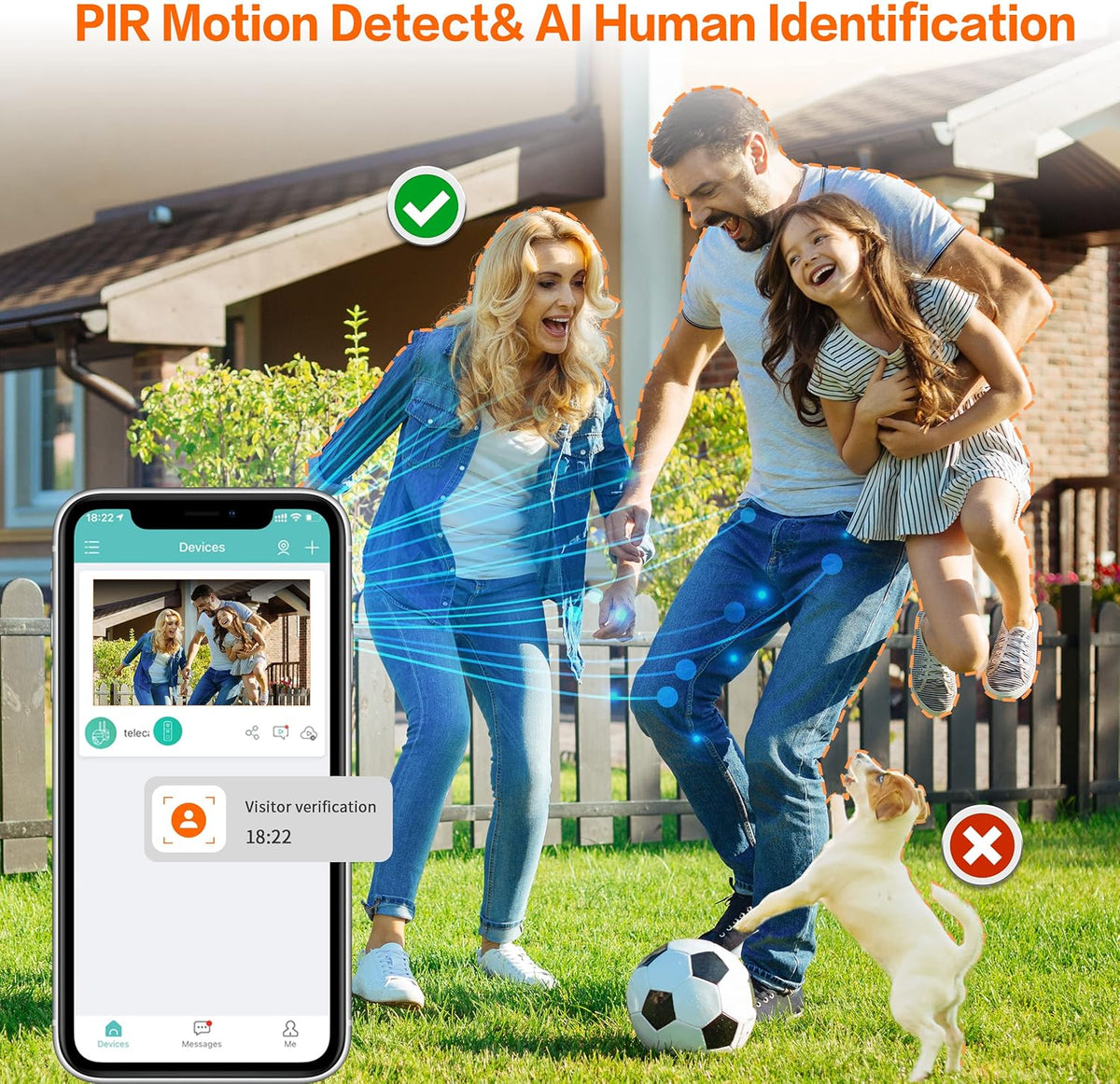 2K Wireless Video Doorbell Camera with Night Vision G297853