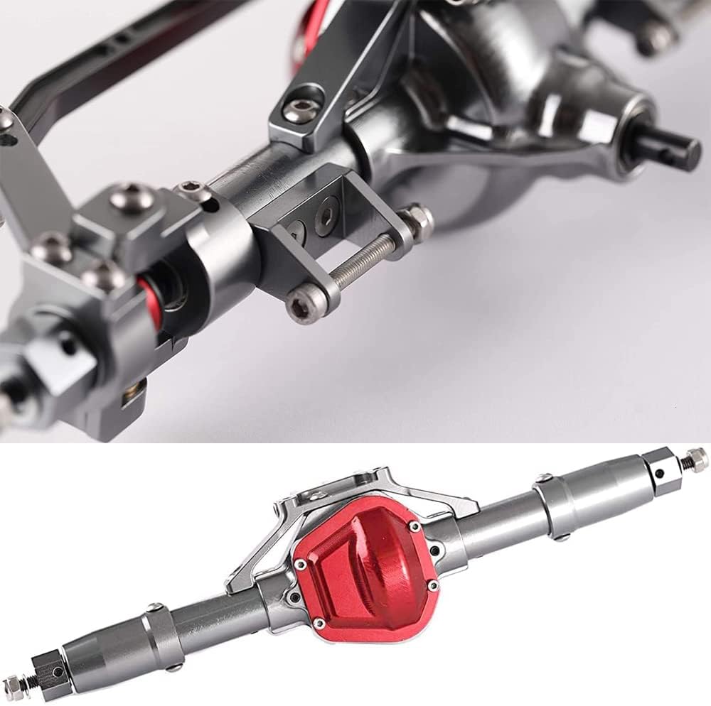 Rock Crawler Axle Front and Rear Portal Axles Complete Metal Alloy Pack of 2 L901