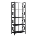 Black Metal Etagere Bookcase X8611