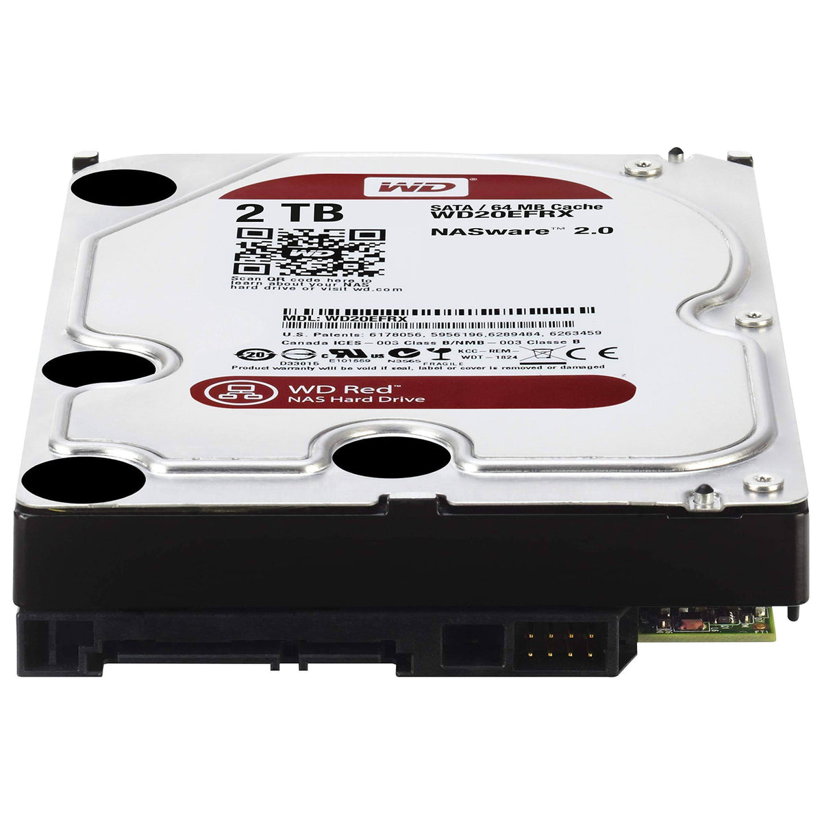 WD Red 2TB NAS Hard Disk Drive 5400 RPM SATA 6 Gb/s 64MB Cache 3.5 in Q43612