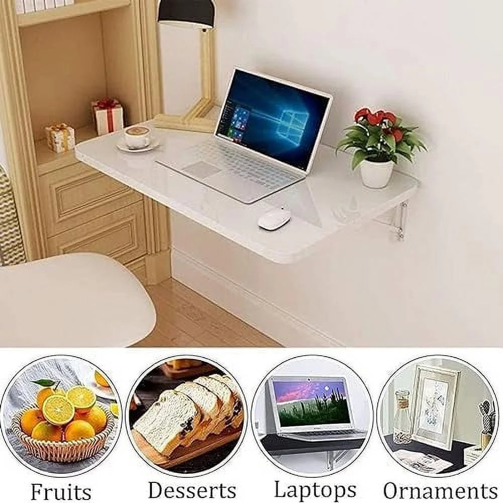 Folding Wall Mounted Wood Table Q1930