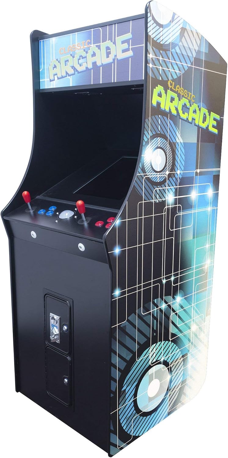 Full Size Stand-Up Arcade Machine, 2 Player, 60 Games, 22 LCD Screen Y325