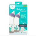 9 Oz 2-Pack Angled Bottle with Pacifier I9138