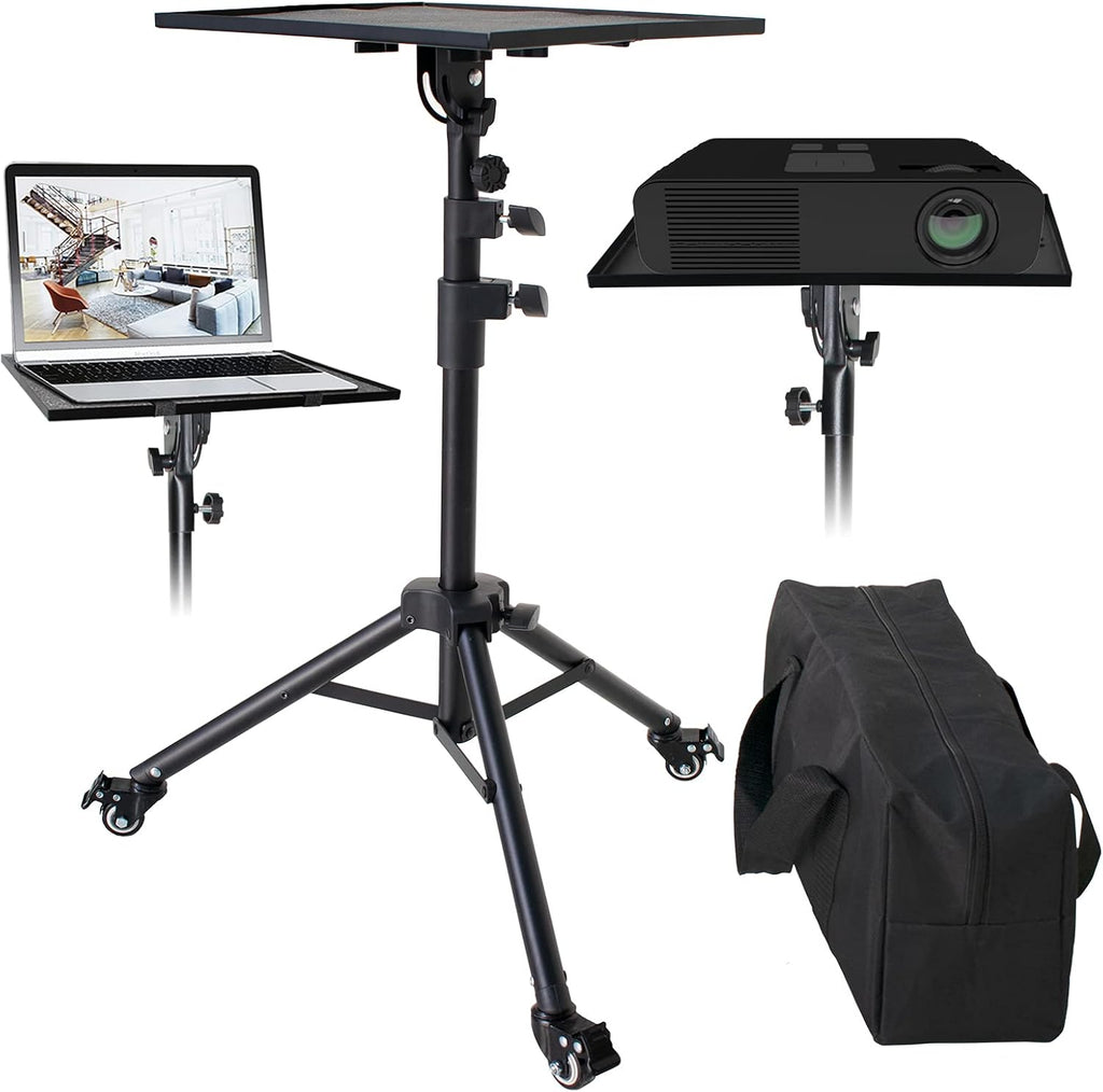 Adjustable Height Metal Laptop Tripod Stand, Pack of 2 D25494