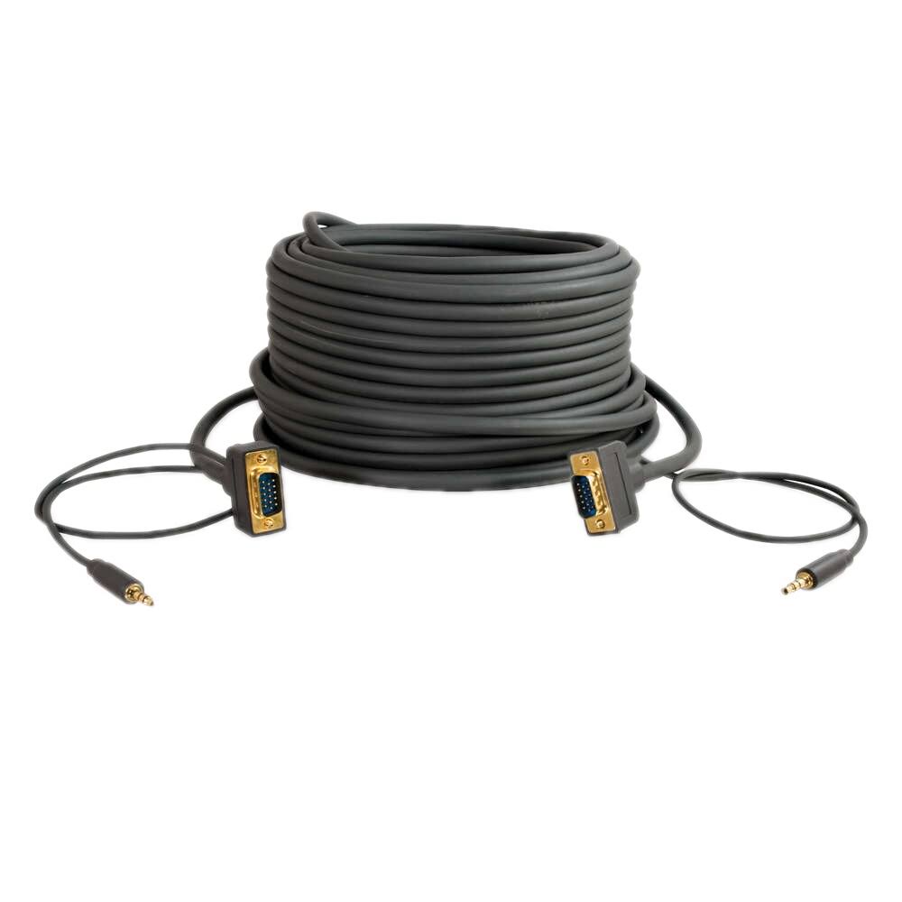 50ft HD15 Monitor Cable with 3.5mm Stereo Audio W998