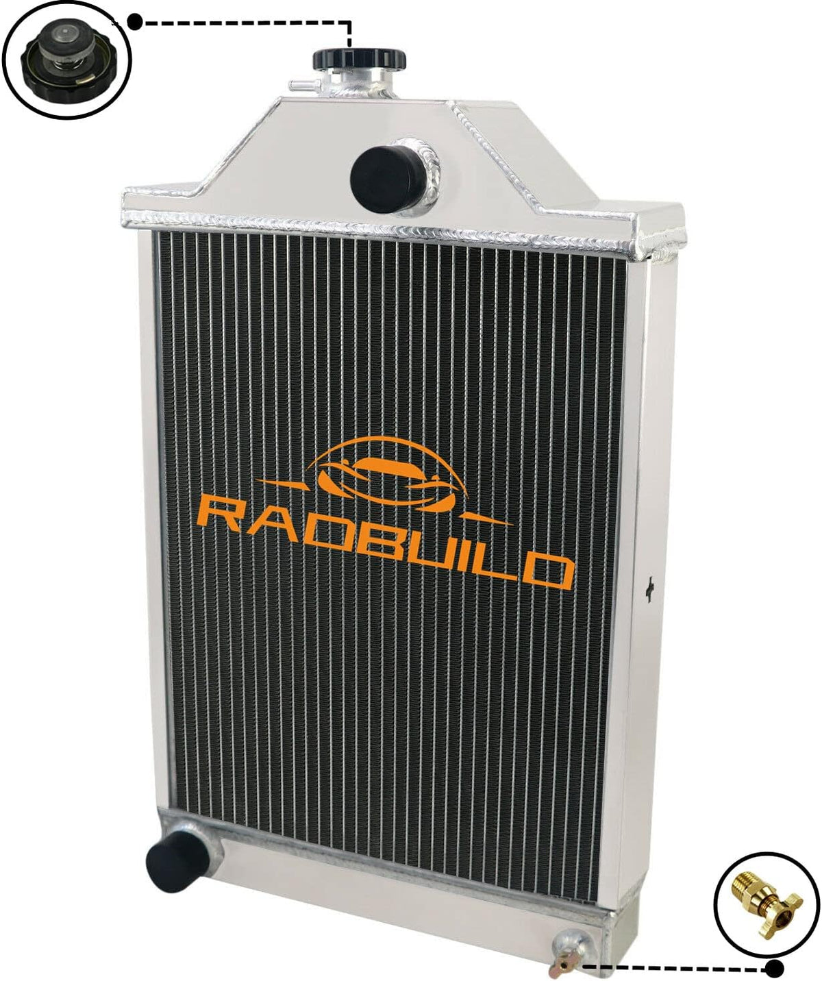 3 Row Aluminum Radiator for Tractors Q456