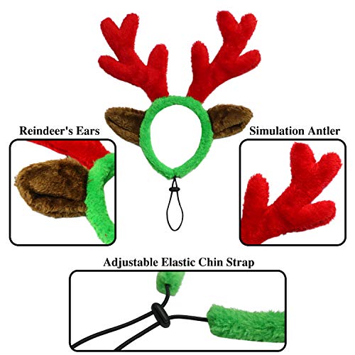 Christmas Reindeer Antler Headband with Ears C80608