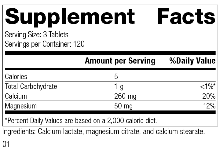 Calcium Lactate 360 Tablets G665