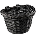 Black Wicker Kids Bike Basket F1015