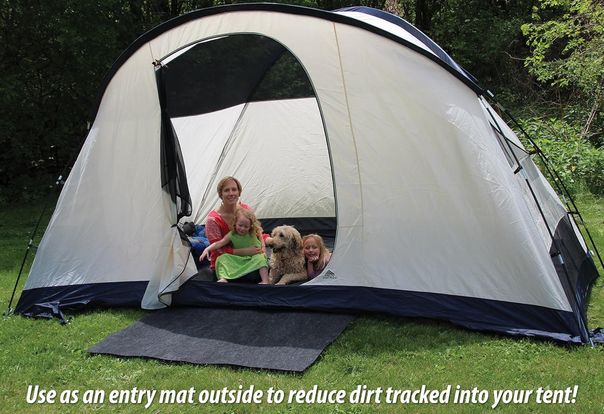 7'4 x 8'4 Camping Tent Carpet Mat K230332