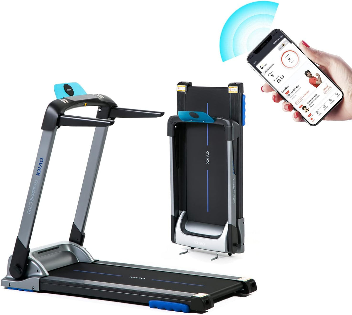Folding Treadmill with App Y4521